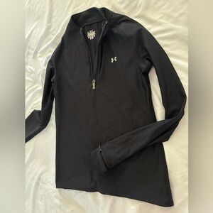 Under Armour Black Zip-Up Jacket/sweatshirt